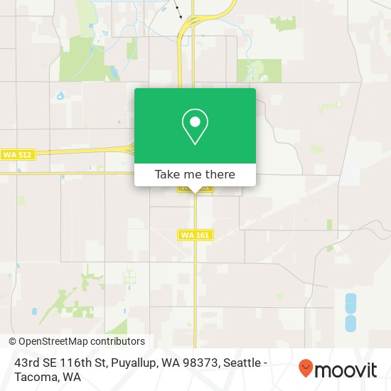 43rd SE 116th St, Puyallup, WA 98373 map