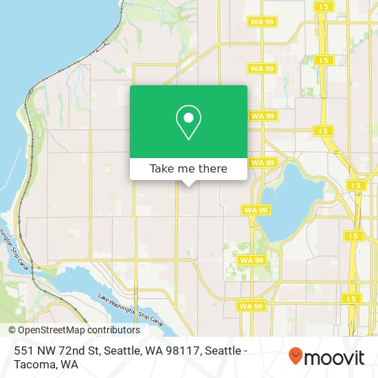 551 NW 72nd St, Seattle, WA 98117 map