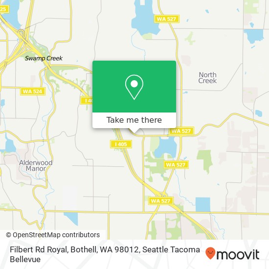 Filbert Rd Royal, Bothell, WA 98012 map