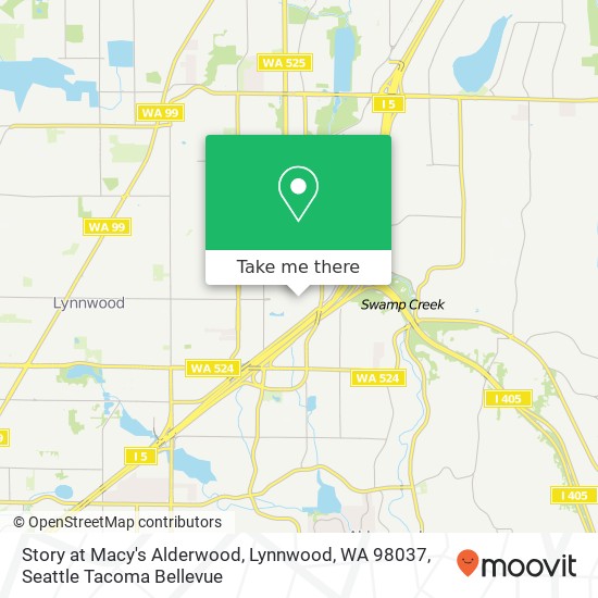 Story at Macy's Alderwood, Lynnwood, WA 98037 map