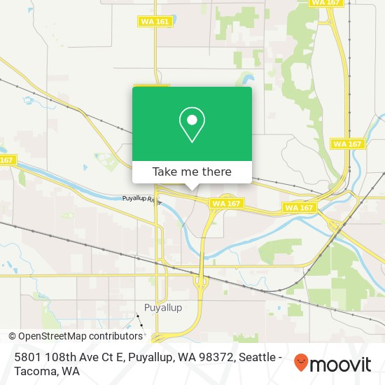 5801 108th Ave Ct E, Puyallup, WA 98372 map