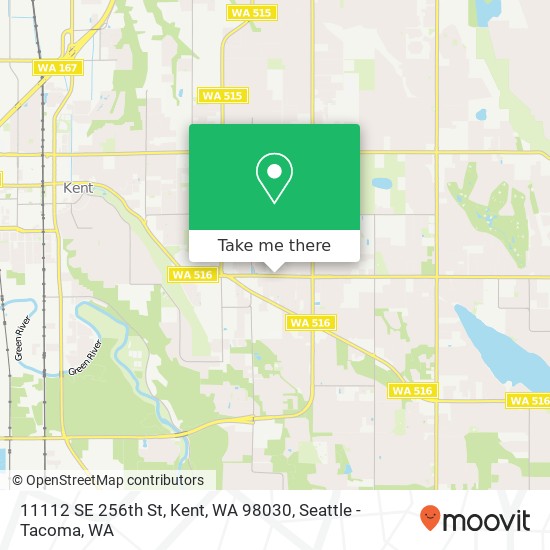 11112 SE 256th St, Kent, WA 98030 map