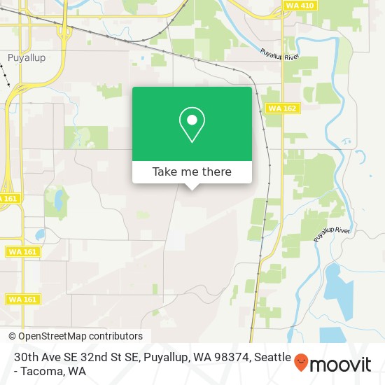 30th Ave SE 32nd St SE, Puyallup, WA 98374 map