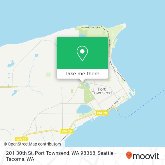 Mapa de 201 30th St, Port Townsend, WA 98368