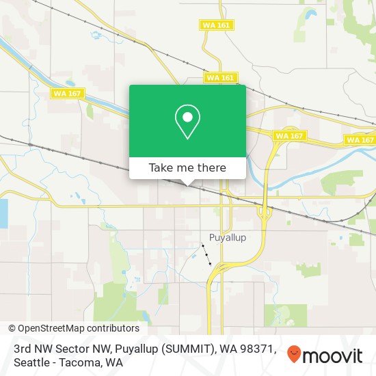 3rd NW Sector NW, Puyallup (SUMMIT), WA 98371 map