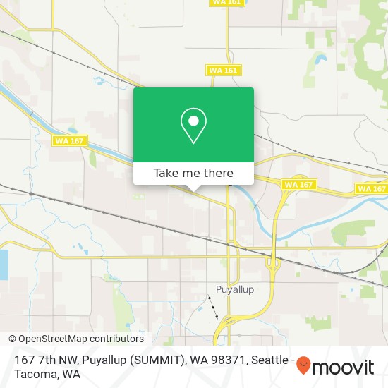 167 7th NW, Puyallup (SUMMIT), WA 98371 map