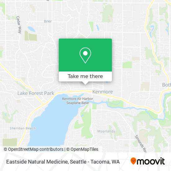 Eastside Natural Medicine map