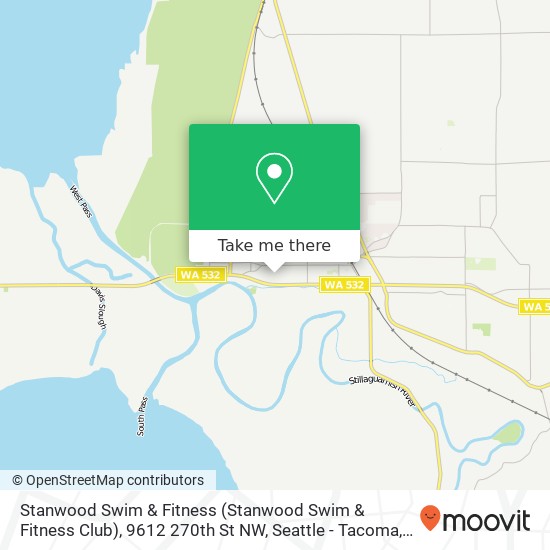 Mapa de Stanwood Swim & Fitness (Stanwood Swim & Fitness Club), 9612 270th St NW