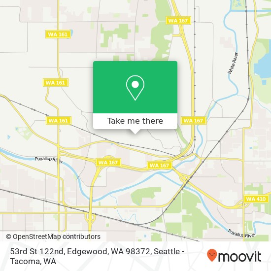 Mapa de 53rd St 122nd, Edgewood, WA 98372