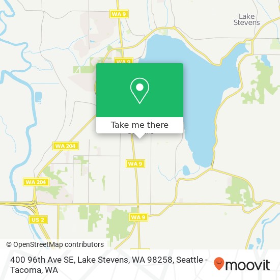 Mapa de 400 96th Ave SE, Lake Stevens, WA 98258