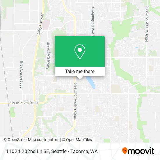 Mapa de 11024 202nd Ln SE