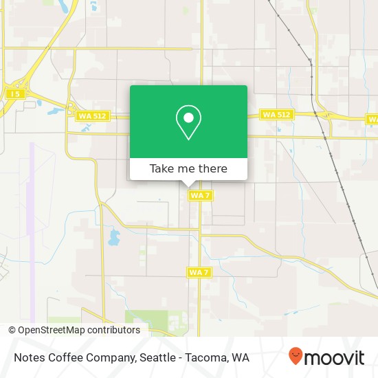 Mapa de Notes Coffee Company