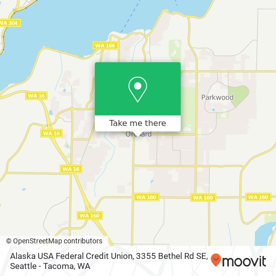 Alaska USA Federal Credit Union, 3355 Bethel Rd SE map