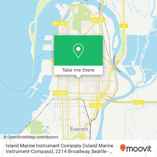 Island Marine Instrument Company (Island Marine Instrument-Compass), 2214 Broadway map