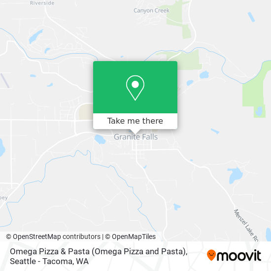 Omega Pizza & Pasta map