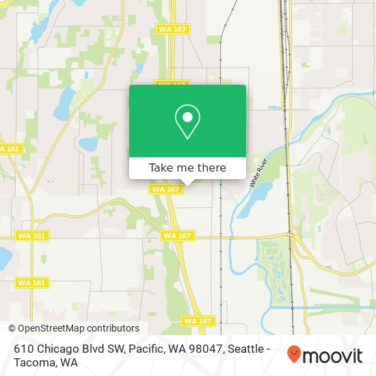 610 Chicago Blvd SW, Pacific, WA 98047 map