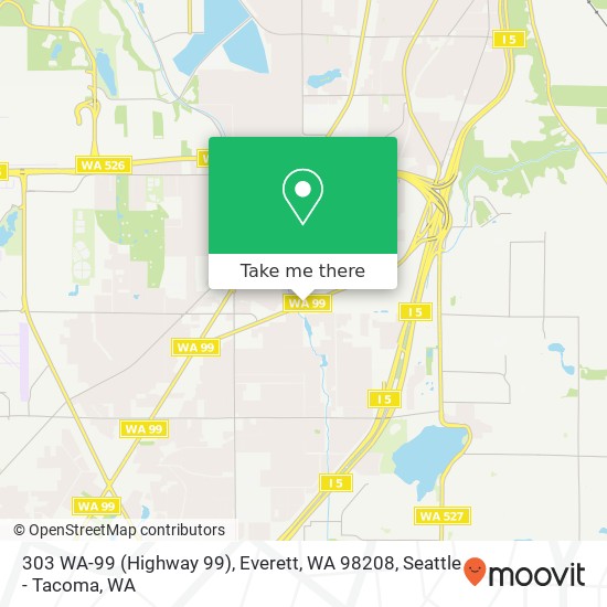 303 WA-99 (Highway 99), Everett, WA 98208 map