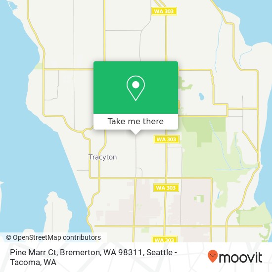 Pine Marr Ct, Bremerton, WA 98311 map