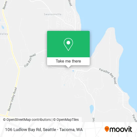 106 Ludlow Bay Rd map