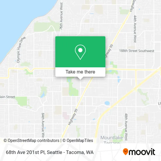 68th Ave 201st Pl map