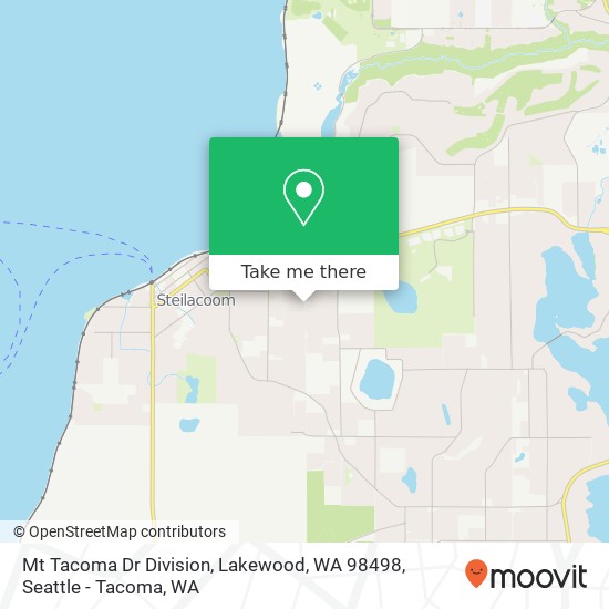 Mt Tacoma Dr Division, Lakewood, WA 98498 map
