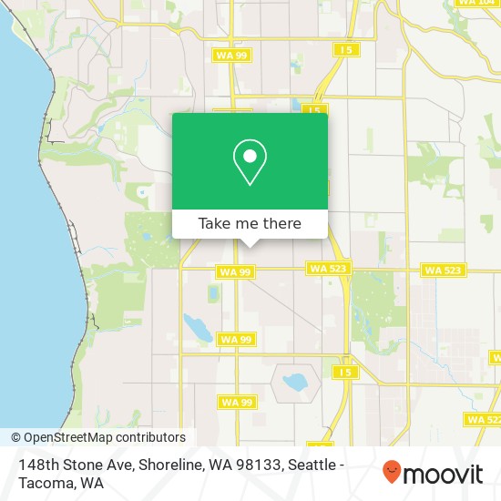 148th Stone Ave, Shoreline, WA 98133 map