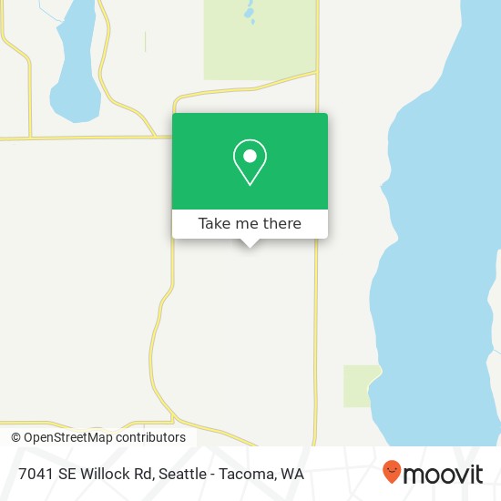 Mapa de 7041 SE Willock Rd, Olalla, WA 98359