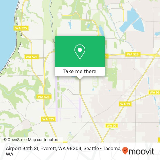 Mapa de Airport 94th St, Everett, WA 98204