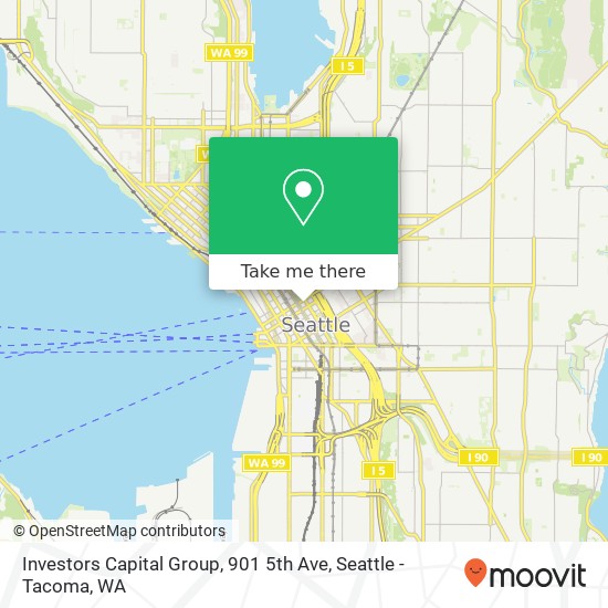 Mapa de Investors Capital Group, 901 5th Ave