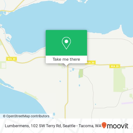 Mapa de Lumbermens, 102 SW Terry Rd