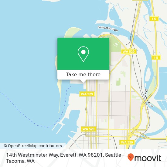 Mapa de 14th Westminster Way, Everett, WA 98201