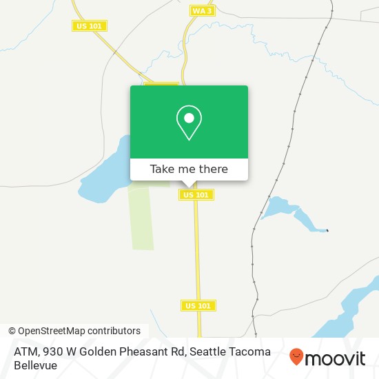 Mapa de ATM, 930 W Golden Pheasant Rd