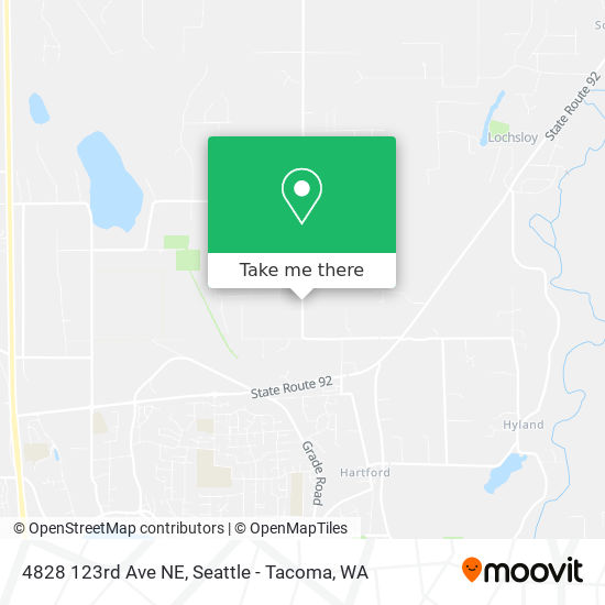 Mapa de 4828 123rd Ave NE