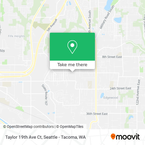 Mapa de Taylor 19th Ave Ct