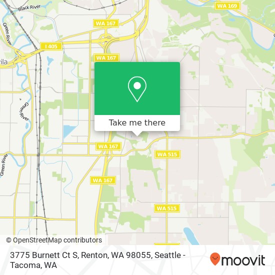 3775 Burnett Ct S, Renton, WA 98055 map