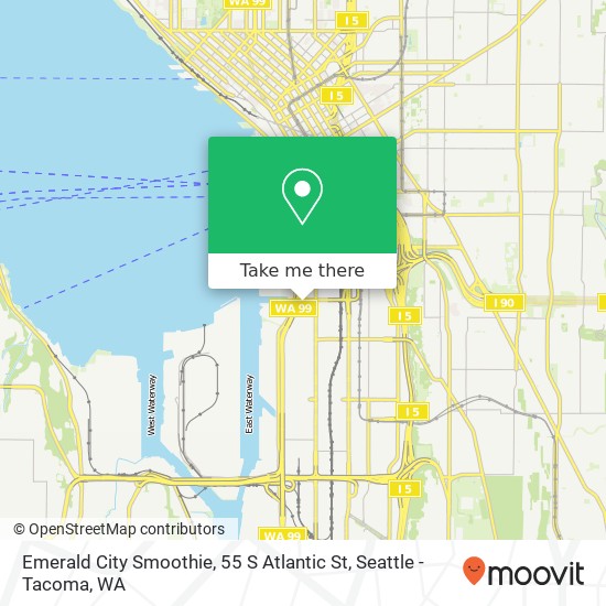 Emerald City Smoothie, 55 S Atlantic St map