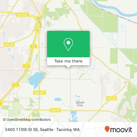 3400 110th St SE, Everett, WA 98208 map