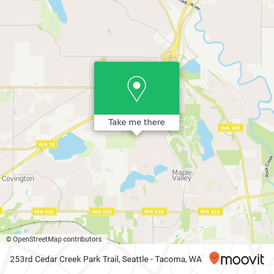 253rd Cedar Creek Park Trail, Maple Valley, WA 98038 map