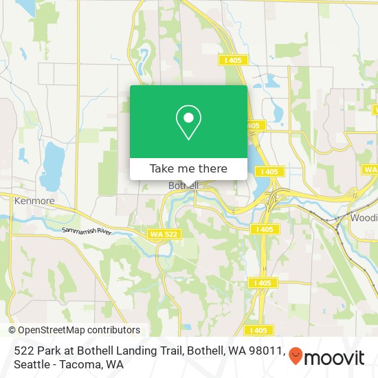 522 Park at Bothell Landing Trail, Bothell, WA 98011 map