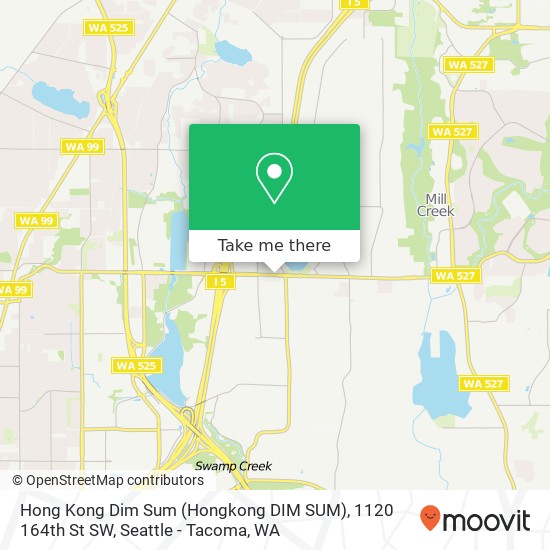 Mapa de Hong Kong Dim Sum (Hongkong DIM SUM), 1120 164th St SW