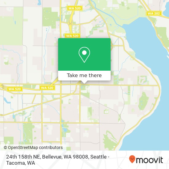 24th 158th NE, Bellevue, WA 98008 map