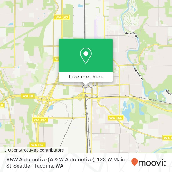 Mapa de A&W Automotive (A & W Automotive), 123 W Main St