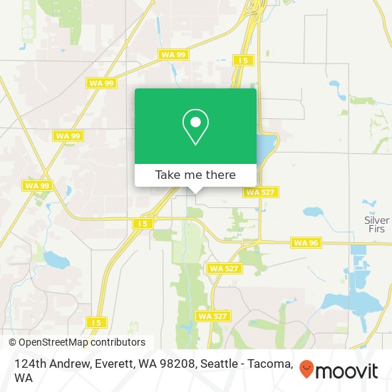 124th Andrew, Everett, WA 98208 map