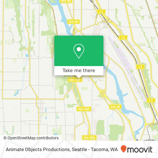 Animate Objects Productions map