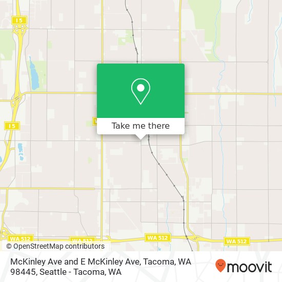Mapa de McKinley Ave and E McKinley Ave, Tacoma, WA 98445