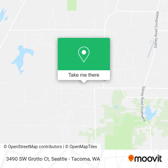 3490 SW Grotto Ct map