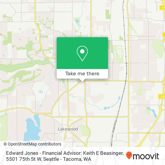 Edward Jones - Financial Advisor: Keith E Beasinger, 5501 75th St W map