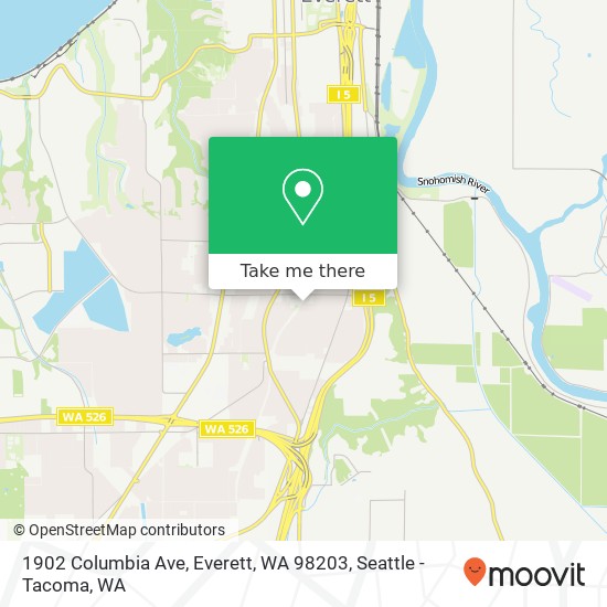 1902 Columbia Ave, Everett, WA 98203 map