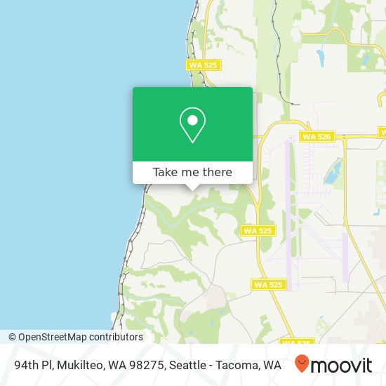 94th Pl, Mukilteo, WA 98275 map