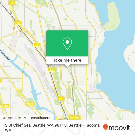 S St Chief Sea, Seattle, WA 98118 map